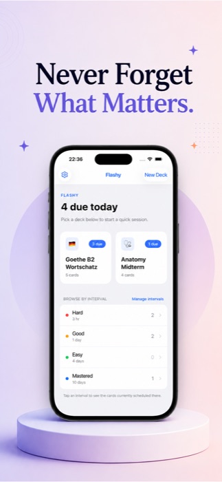 Flashy on iPhone screen 1